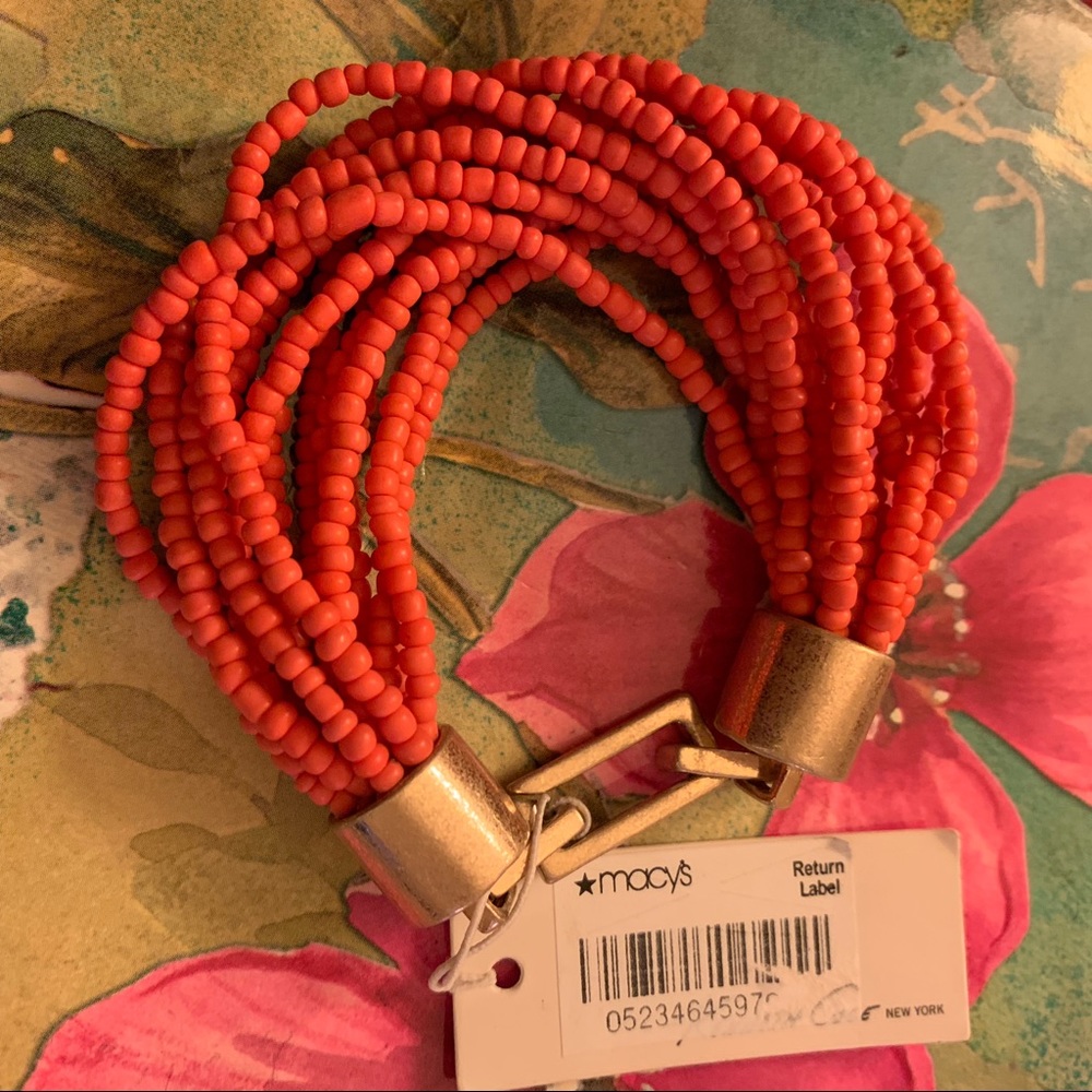 Coral bracelet from Macy’s